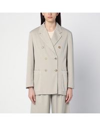 Palm Angels - Double-breasted Cotton Jacket - Lyst