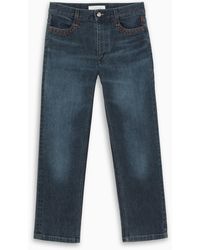 Chloé Mid-rise Straight-leg Jeans - Blue