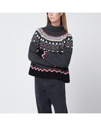 Alanui - Fair Isle Patterned Turtleneck Jumper - Lyst