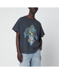 GALLERY DEPT. - Live For Metal Vintage-Effect T-Shirt - Lyst