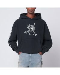 Brain Dead - Sweatshirt Noire Délavée Neuro Free Association - Lyst