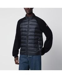 Moncler - Dark Padded Zip-Up Cardigan - Lyst