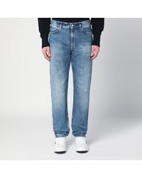 Givenchy - Blaue Jeans Aus Ausgewaschenem Denim - Lyst