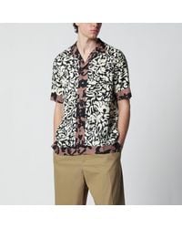 Dries Van Noten - Shirt With Graphic Squiggle Print - Lyst