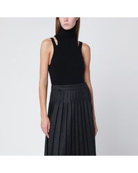 Roberto Collina - Cashmere Blend Turtleneck Top - Lyst