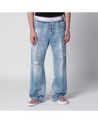 DSquared² - Light-Wash Denim Jogger Jeans - Lyst