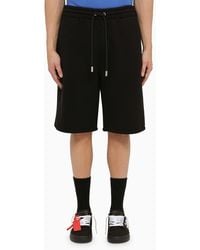 Off-White c/o Virgil Abloh - Off- Bermuda Shorts With Logo - Lyst