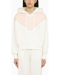 Gucci - White/pink Cotton Hoodie - Lyst