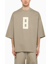 Fear Of God - T-shirt With Milan 8 Dune Embroidery - Lyst
