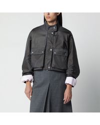 Prada - Lead Re-Nylon Washed Jacket - Lyst