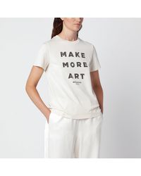 Weekend by Maxmara - Cream T-Shirt - Lyst