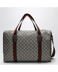 Gucci - Medium Duffle Bag With Web Detail - Lyst