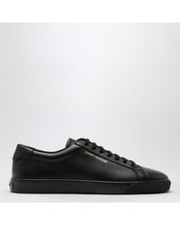 Saint Laurent - Andy Low-top Leather Sneakers - Lyst