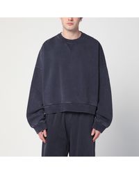 Entire studios - Ink Coloured Sweatshirt In Cotton - Lyst