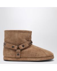 Balenciaga - Alaska Soft Camel Ankle Boots - Lyst