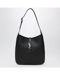 Saint Laurent - Kleine Schwarze Le 5 À 7 Tasche Aus Leder - Lyst