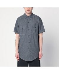 Maison Margiela - Gray Cotton Shirt - Lyst