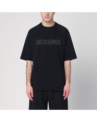 Jacquemus - Stretch -Baumwoll -T -Shirt mit Logo - Lyst