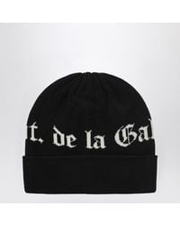 GALLERY DEPT. - Wool Beanie With Logo Intarsia - Lyst