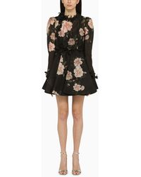 Zimmermann - Natura Lift Off Mini Dress With Floral Print - Lyst