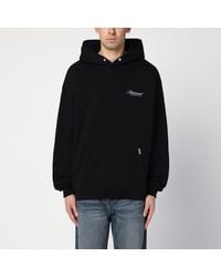 Represent - Felpa con cappuccio nera con logo - Lyst