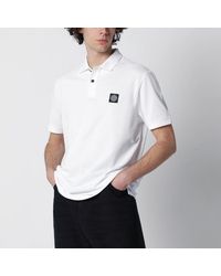 Stone Island - Polo Shirt With Logo Patch - Lyst