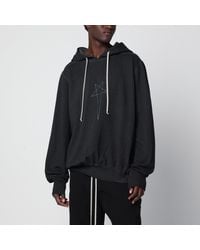 Rick Owens - Washed Tower Oversized Cotton Sweatshirt - Lyst
