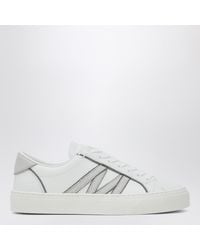 Moncler - Leather Monaco2 Sneakers - Lyst