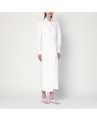 Max Mara - Abito chemisier in twill di cotone - Lyst