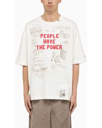 Maison Mihara Yasuhiro - Oversize T-Shirt With Print - Lyst