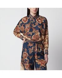 Zimmermann - Aster Relaxed Jacobean Shirt - Lyst