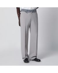 MM6 by Maison Margiela - Wool-Blend Trousers - Lyst