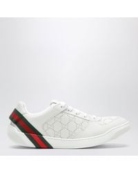 Gucci - Screener Mini Leather Sneakers - Lyst