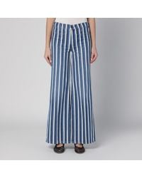 Mother - Jeans The Patch Pocket Twister Sneak Striped - Lyst