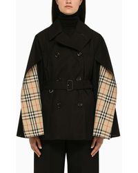 Burberry Alligator Wrap Trench Coat in Purple Lyst