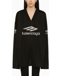 Balenciaga - 3 B Sports Icon Black T Shirt - Lyst