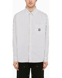 Carhartt - /black Striped Linus L/s Shirt - Lyst