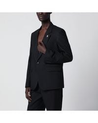 Gucci - Single-Breasted Gg Wool Jacket - Lyst