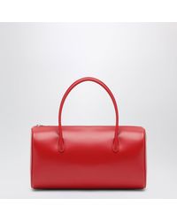 AURALEE - Borsa Boston Mini Rossa - Lyst