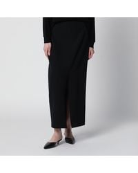 The Row - Iphora High-Waisted Wool Column Skirt - Lyst