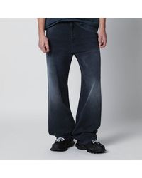 Balenciaga - Wide-Leg Washed-Effect Jeans - Lyst