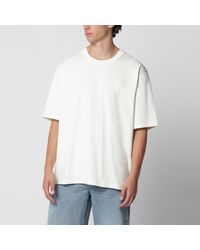 Ami Paris - Ivory Ami De Coeur T-Shirt - Lyst