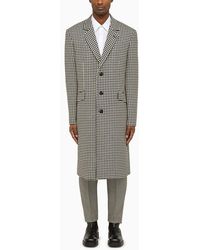 Uomo Abbigliamento da Cappotti da Cappotti lunghi e invernali Trench dispirazione kimonoAlexander McQueen in Pelle da Uomo colore Neutro 