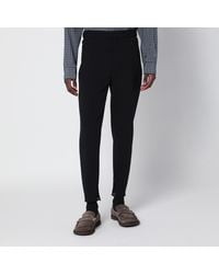 Loewe - Stretch Wool Blend Trousers - Lyst