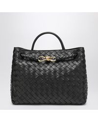 Bottega Veneta - Borsa andiamo media nera - Lyst