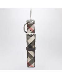 Burberry - Check Keychain - Lyst