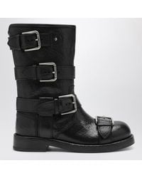 Dolce & Gabbana - Dolce & Gabbana Boots With Straps - Lyst