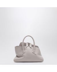 The Attico - Light Mauve Grain Leather La Passeggiata Mini Bag - Lyst