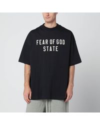 Fear Of God - Schwarzes 90's Baumwoll-T-Shirt - Lyst