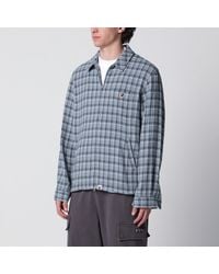 A Bathing Ape - Zipup Shirt With Check Pattern - Lyst